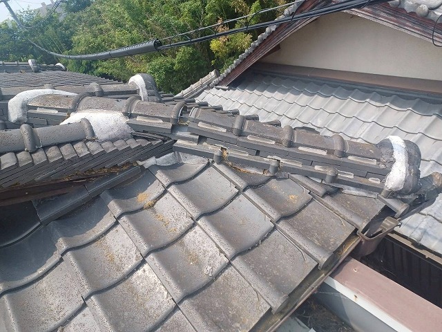 高松市　現地調査　軒先の傷み
